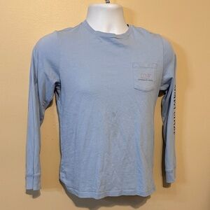 Vineyard Vines Light Blue Long Sleeve Tee